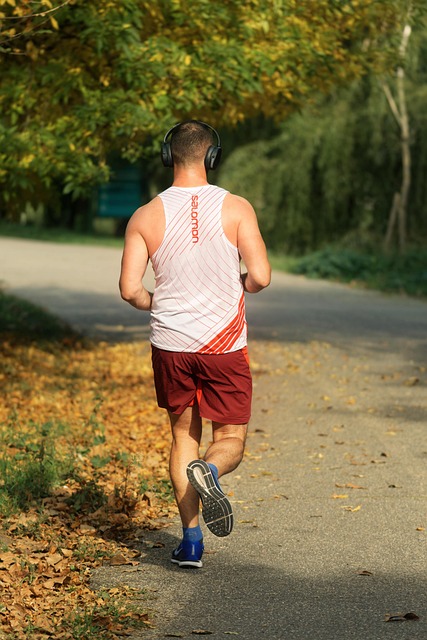 man, running, outdoors, sports, athletic, exercise, wellness, jogging, road, park, nature, autumn, leaves, colors, healthy, lifestyle, running, running, running, running, running